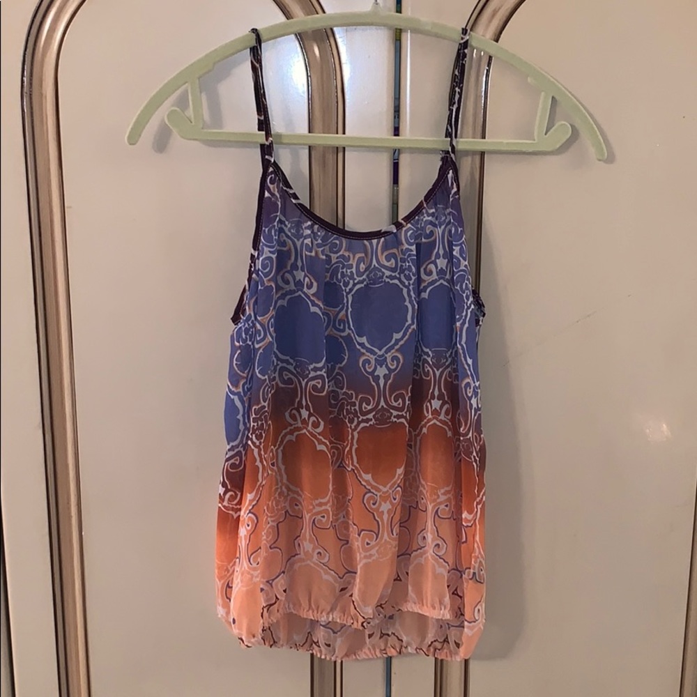 Olive Olivia sheer tank top